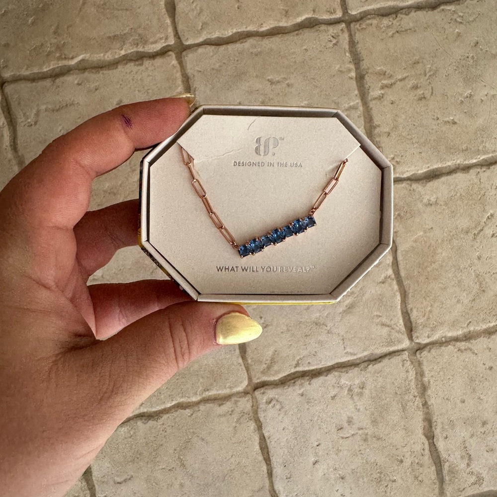 Rose Gold September 2023 Bomb Party Necklace